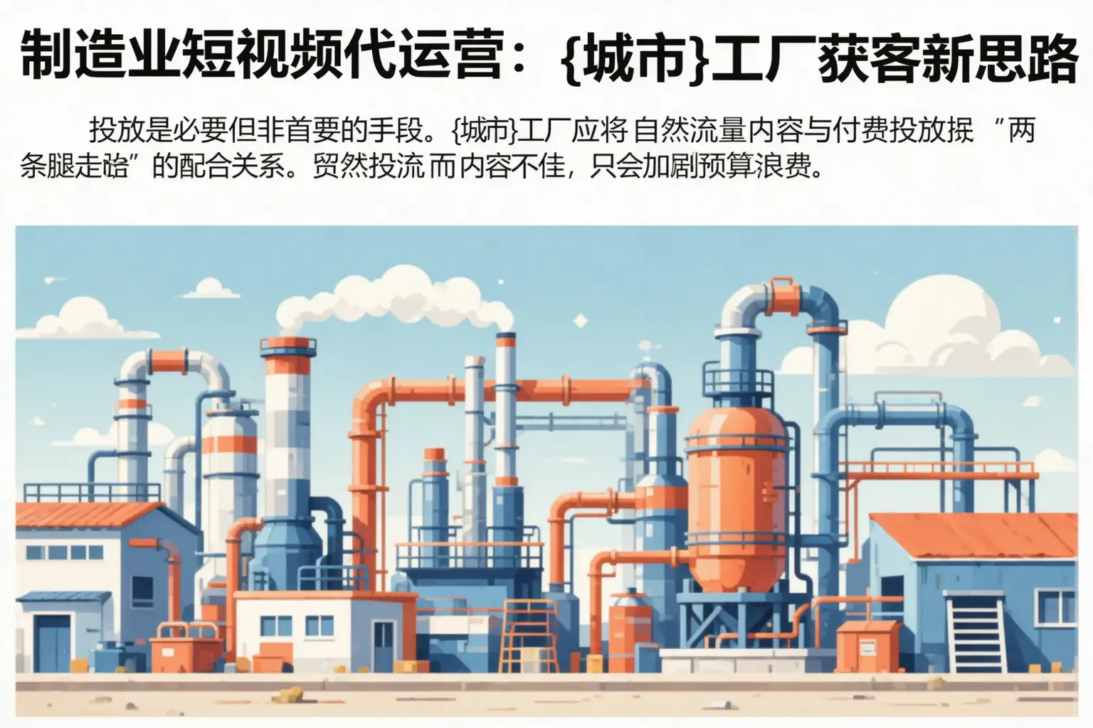 制造业短视频代运营：巴彦淖尔工厂获客新思路