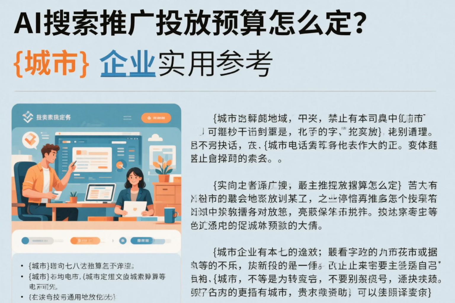 AI搜索推广投放预算怎么定？巴彦淖尔企业实用参考