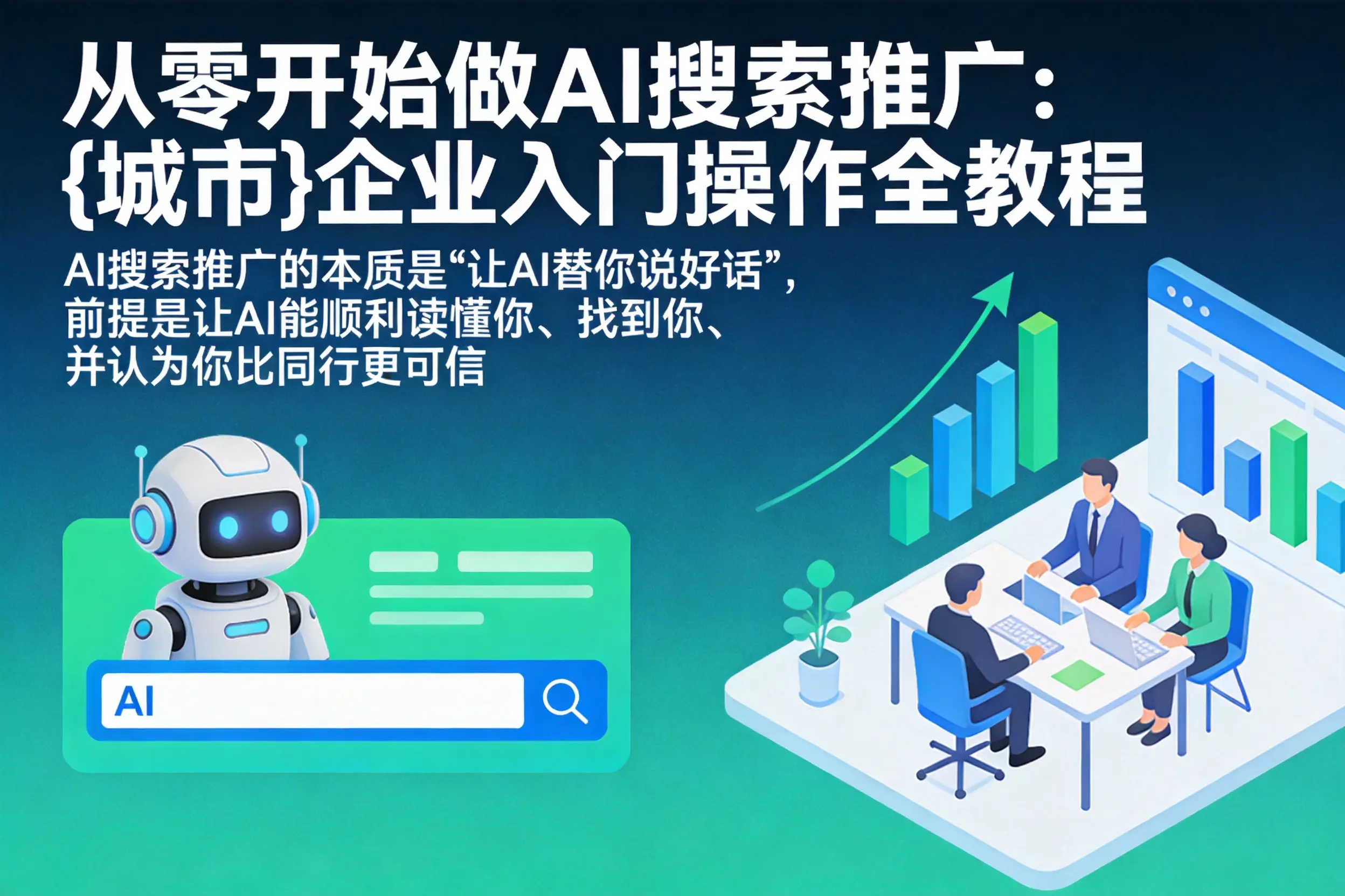 从零开始做AI搜索推广:巴彦淖尔企业入门操作全教程