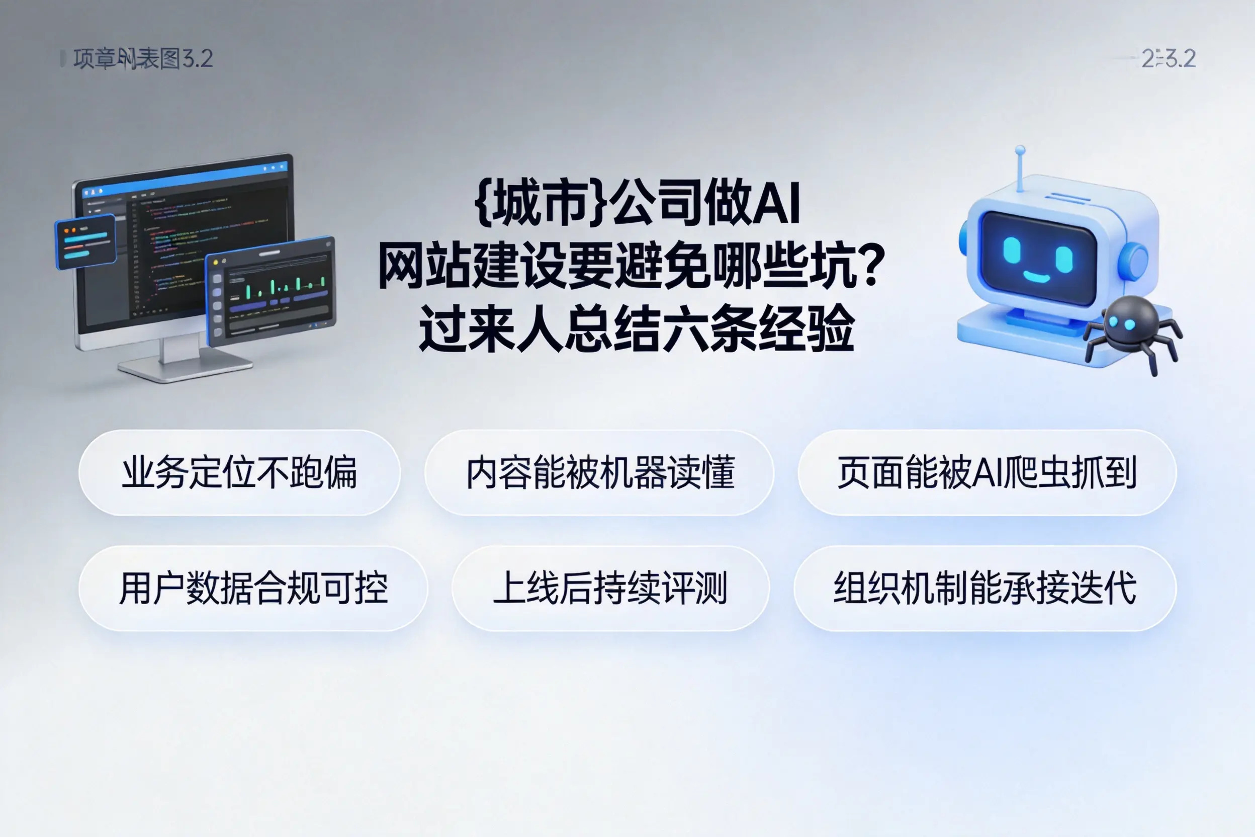 巴彦淖尔公司做AI网站建设要避免哪些坑？过来人总结六条经验