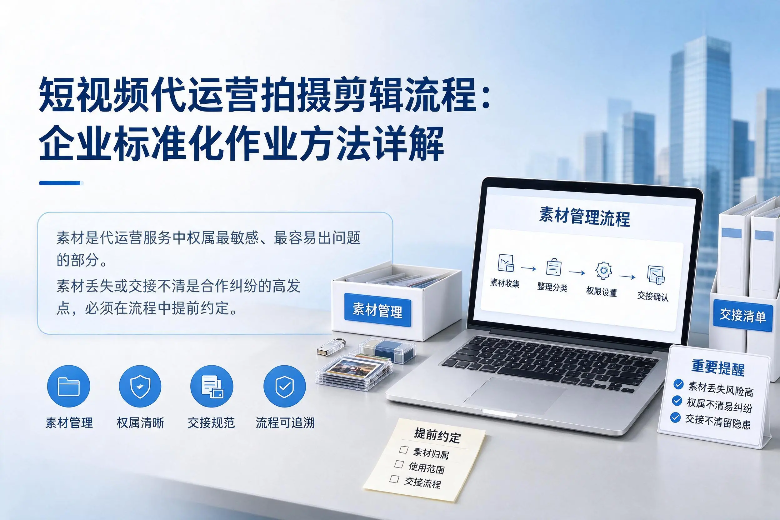 短视频代运营拍摄剪辑流程：巴彦淖尔企业标准化作业方法详解