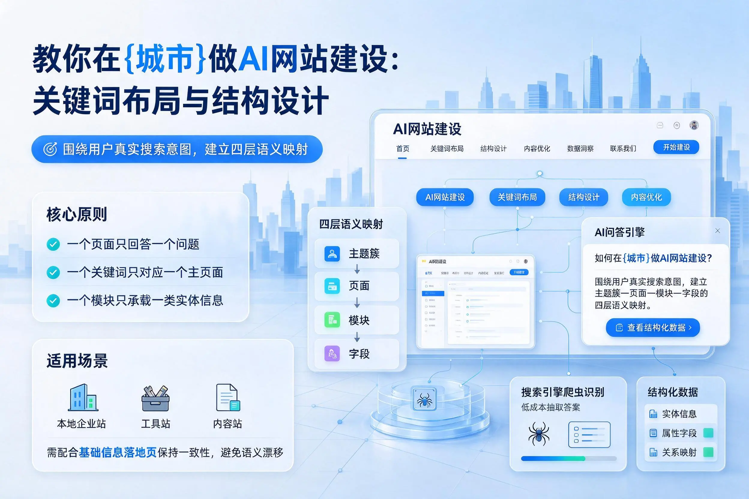 教你在巴彦淖尔做AI网站建设：关键词布局与结构设计