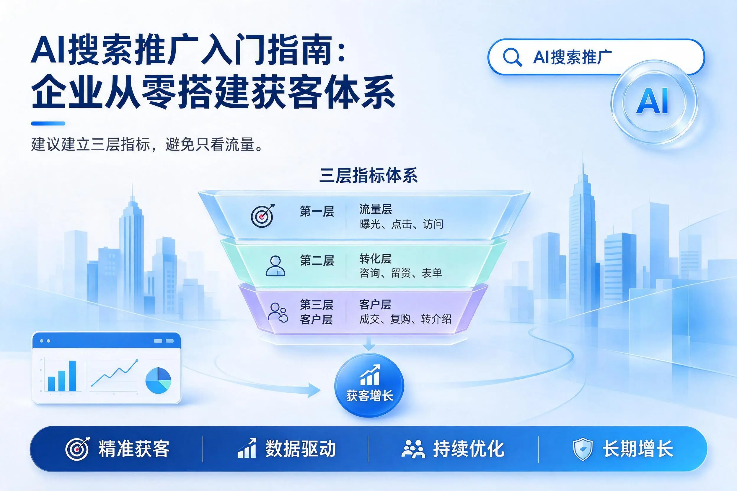 AI搜索推广入门指南：巴彦淖尔企业从零搭建获客体系